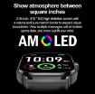 G40S 2.06" IP67 BT5.2 Sport Smart Watch, Health Monitor, Orange - 5