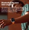 G40S 2.06" IP67 BT5.2 Sport Smart Watch, Health Monitor, Orange - 8