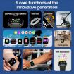 G40S 2.06" IP67 BT5.2 Sport Smart Watch - Health Monitor, Black - 2