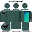 iPad Pro 13 2024 Dark Green TPU Leather Case with Pen Slot - 3