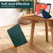 iPad Pro 13 2024 Dark Green TPU Leather Case with Pen Slot - 4