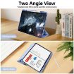 iPad Pro 13 2024 Smart Leather Case with Pen Slot - Ice Blue - 6