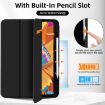 iPad Pro 13 2024 Smart Leather Case with Pen Slot - Black - 5