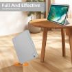 iPad Pro 13 2024 Grey TPU Leather Case with Pen Slot - 4