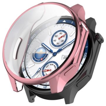 OPPO Watch X/OnePlus Watch 2 Pink TPU Electroplated Protective Case - 1