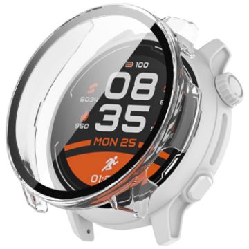 COROS Pace 2 PC + Tempered Film Watch Protective Case - Transparent - 1
