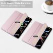 iPad Pro 13 2024 Rose Gold Smart Leather Case - 3-Fold Frosted Cover - 2