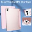 iPad Pro 13 2024 Rose Gold Smart Leather Case - 3-Fold Frosted Cover - 5