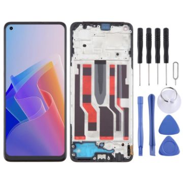OPPO F21 Pro 5G OLED LCD Screen Digitizer Assembly with Frame - 1