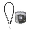 ROCK RAU0766 Bubble Transparent TWS Bluetooth Earphone with Lanyard Black - 1