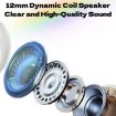 ROCK RAU0766 Bubble Transparent TWS Bluetooth Earphone with Lanyard Black - 6
