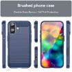 iPhone 17 Blue Carbon Fiber TPU Case - Brushed Texture Cover - 2