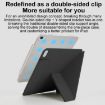 iPad Pro 13 2024 Magnetic Smart Case Y-Shape Double-sided Clip Grey - 6