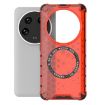 Xiaomi 14 Ultra Red Shockproof Case with Honeycomb Magnetic Ring - 5