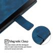 TCL 60 SE NxtPaper/605 Blue Embossed Leather Phone Case Skin Feel - 5