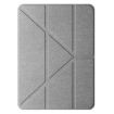 iPad Pro 13 2024 Mutural Multi-fold Smart Leather Case - Grey - 1
