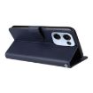 OPPO Reno13 5G Leather Phone Case, 3-Card Slots, Navy Blue, Global - 5