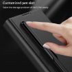 Samsung Galaxy Z Fold7 5G Flip Leather Case with Pen Slot - Silver - 4