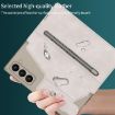 Samsung Galaxy Z Fold7 5G GKK Armor Flip Leather Case with Pen Slot - Grey - 5