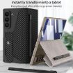 Samsung Galaxy Z Fold7 5G GKK Armor Flip Leather Case with Pen Slot - 6