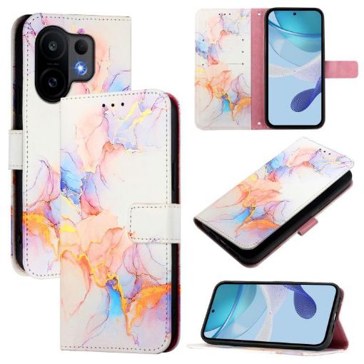 Vivo S30 Marble White Flip Leather Phone Case PT003 - 1