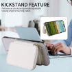 HS-005 MagSafe Magnetic Zipper Card Bag Phone Back Sticker White - 6
