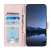 Xiaomi 14 Ultra 5G Pink Cat Rat Embossed RFID PU Case with Strap - 3