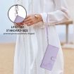 Xiaomi 14 Ultra 5G Purple Cat Rat Embossed RFID PU Case with Strap - 7