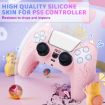 PS5 Cat Ear Shape Gamepad Silicone Case Black - Sony Controller Cover - 4
