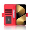 Huawei Pura 80 Ultra 5G Red Leather Phone Case with Card Slots - 6