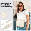 iPad Pro 13 2024 Silicone Hybrid Case with Strap - Beige/Rose Gold - 7