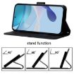 Realme Narzo 80 Pro Black 3D Embossed Flip Leather Crossbody Case - 5