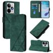 Realme Neo7 Turbo 5G Green 3D Embossed Flip Leather Crossbody Case - 1