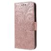 Xiaomi 14T Rose Gold Lace Flower Embossing Flip Leather Phone Case - 2