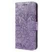Xiaomi Poco F7 Pro/Redmi K80 Purple Lace Flower Flip Leather Case - 2