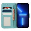 Xiaomi Poco F7 Pro/Redmi K80 Green Lace Flower Flip Leather Case - 4