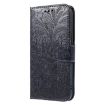 Xiaomi Poco F7 Pro/Redmi K80 Lace Flower Flip Leather Case Dark Blue - 2