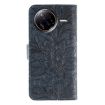 Xiaomi Poco F7 Ultra/Redmi K80 Pro Lace Flower Flip Leather Case Blue - 3