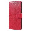 Xiaomi Poco F7 Ultra/Redmi K80 Pro Red Lace Flower Flip Leather Case - 2