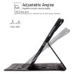 Samsung Galaxy Tab A8 10.5 Leather Smart Case, Cat Buckle, Black - 6