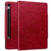 Samsung Galaxy Tab S9+/S8+/S7+ Red Cat Buckle Leather Tablet Case - 2