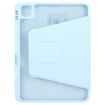 iPad Pro 13 2024 GEBEI Sky Blue Acrylic TPU Rotating Case with Pen Slot - 3