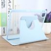 iPad Pro 13 2024 GEBEI Sky Blue Acrylic TPU Rotating Case with Pen Slot - 6