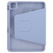 iPad Pro 13 2024 GEBEI Light Purple Rotating Leather Case with Pen Slot - 3