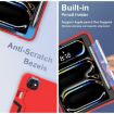 iPad Pro 13 2024 Red Black Silicone Acrylic Tablet Case with Holder - 5