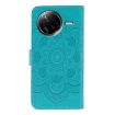 Xiaomi Poco F7 Ultra/Redmi K80 Pro Blue Sun Mandala Leather Case - 3