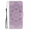 Xiaomi Poco F7 Pro/Redmi K80 Purple Sun Mandala Leather Case - 2