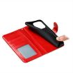 Xiaomi 14T Pro Red Leather Case - Sun Mandala Embossing Pattern - 6