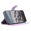 Xiaomi 14T Pro Purple Sun Mandala Embossed Leather Phone Case - 5
