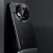 Xiaomi 14 Ultra Black Plain Leather PC Phone Case - 1